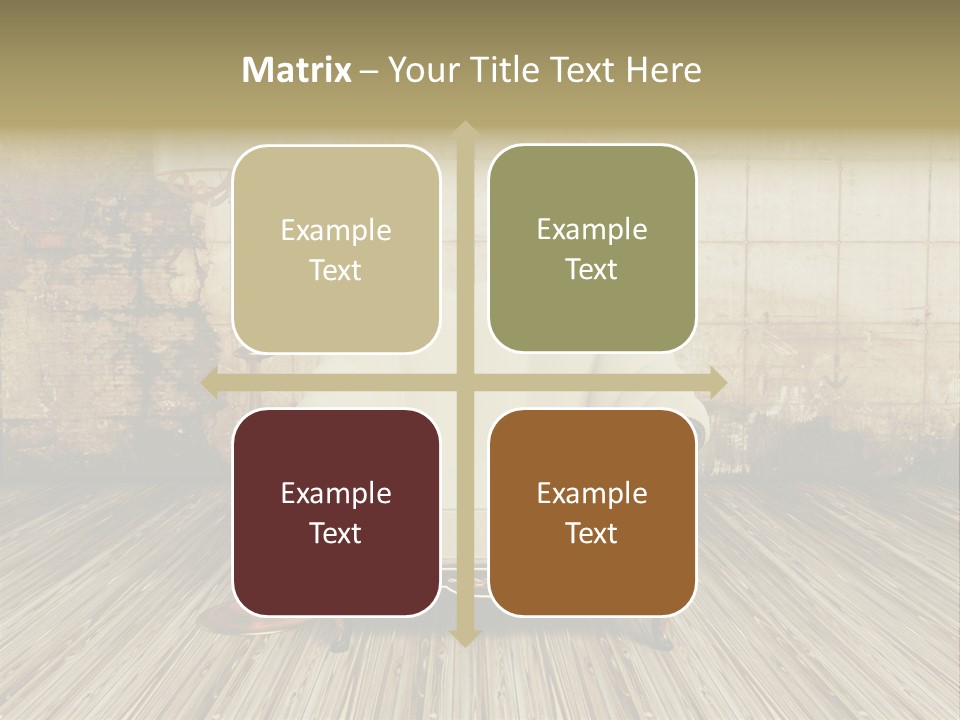 Armchair Elegance Lamp PowerPoint Template