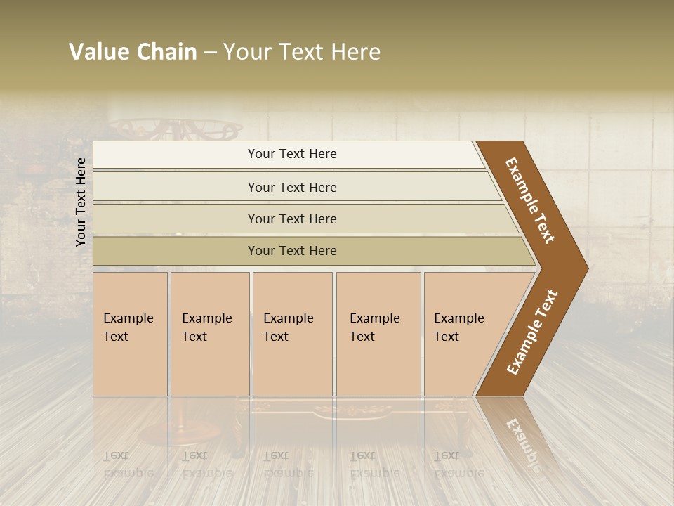 Armchair Elegance Lamp PowerPoint Template
