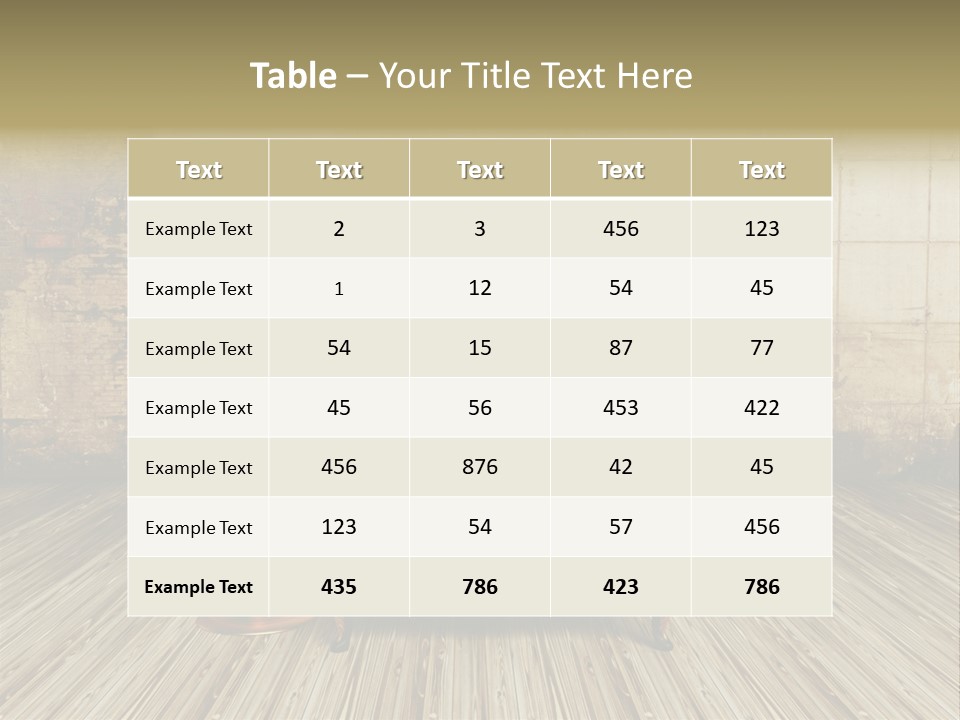 Armchair Elegance Lamp PowerPoint Template