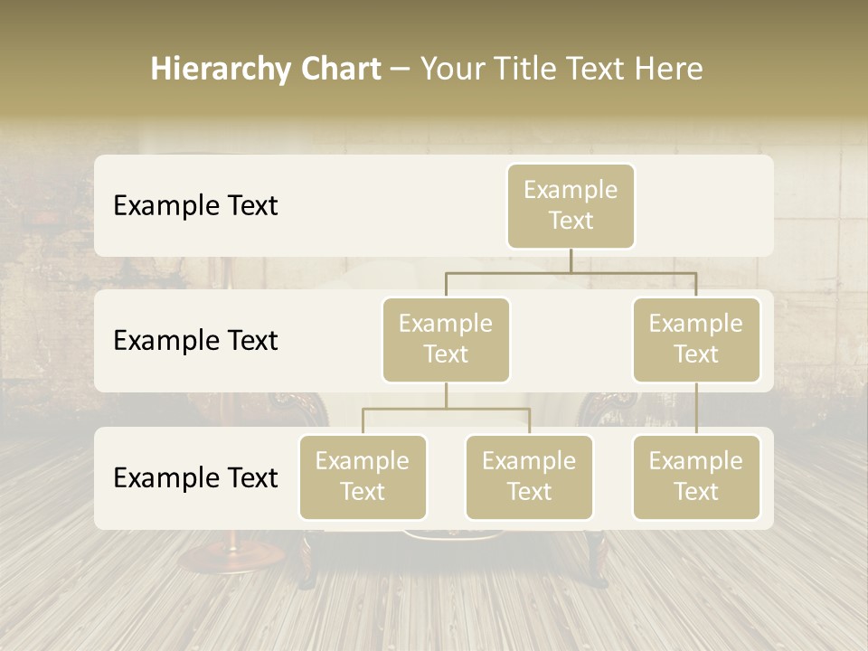 Armchair Elegance Lamp PowerPoint Template