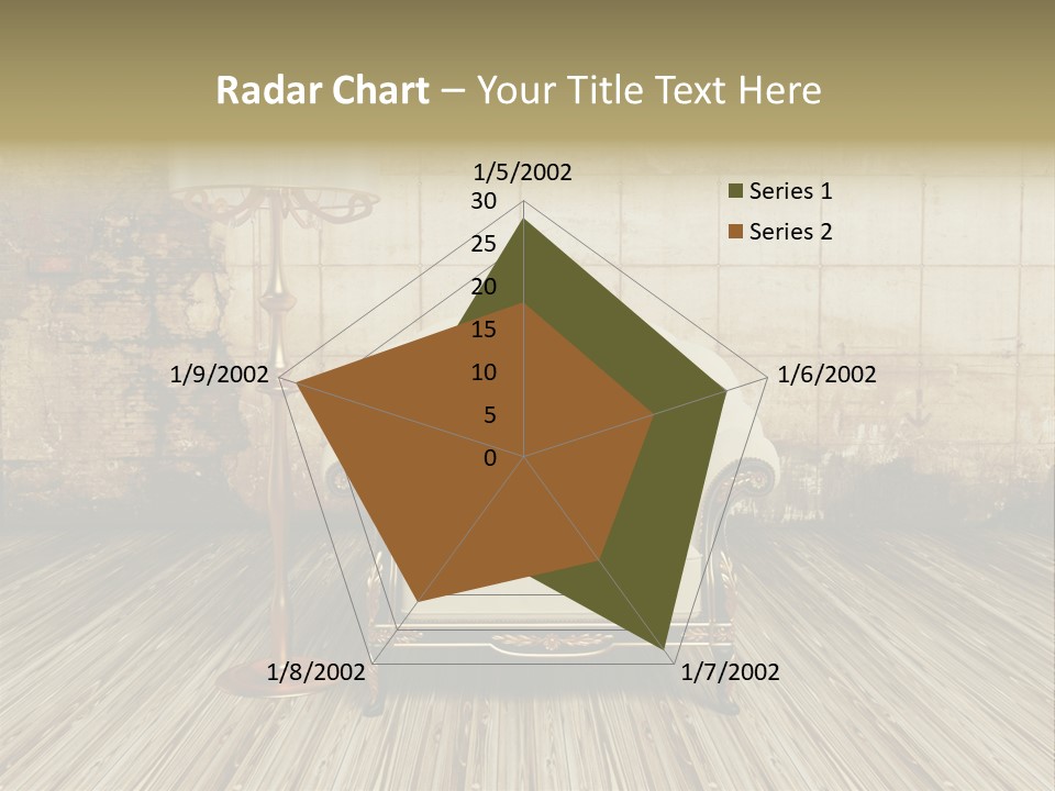 Armchair Elegance Lamp PowerPoint Template