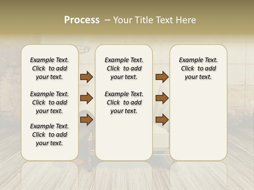 Armchair Elegance Lamp PowerPoint Template