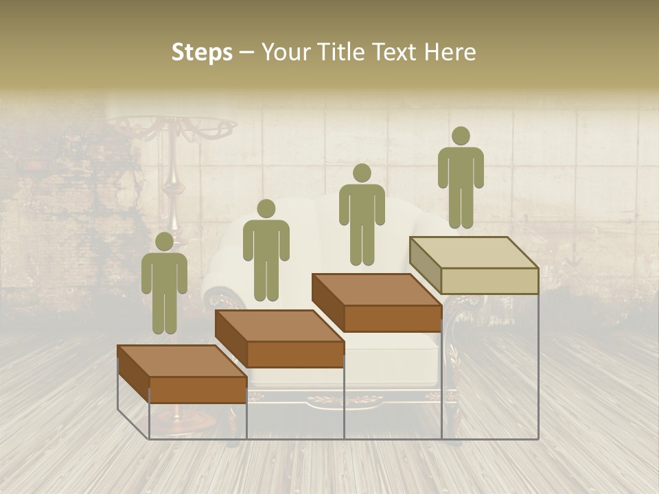 Armchair Elegance Lamp PowerPoint Template