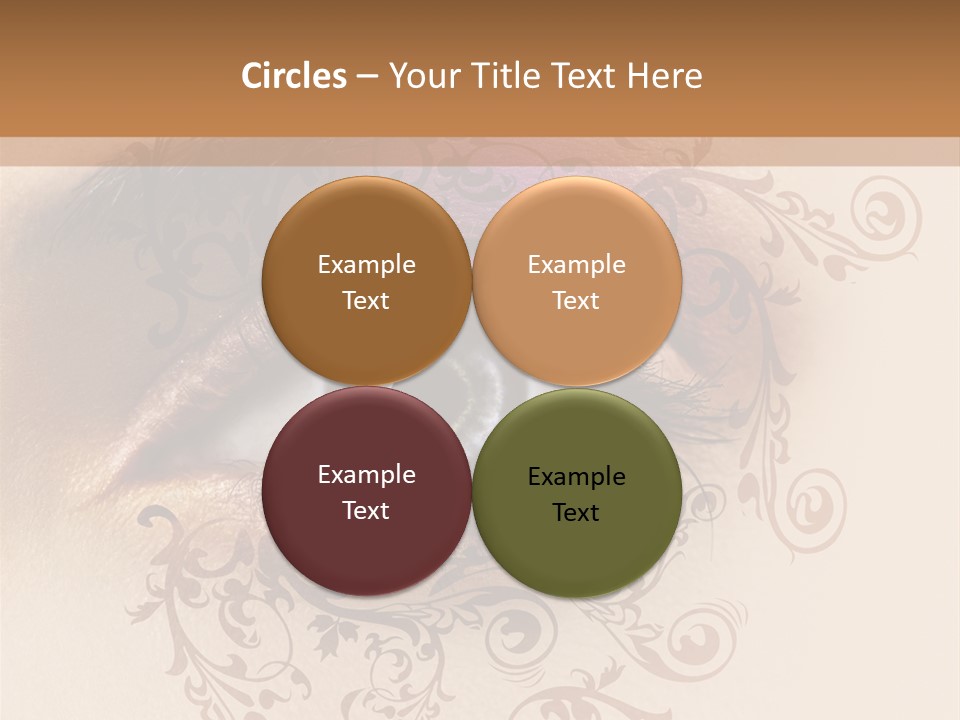 Beauty Girl Colored PowerPoint Template