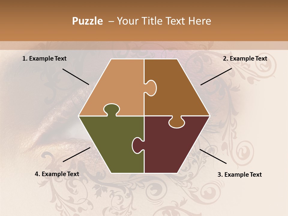 Beauty Girl Colored PowerPoint Template