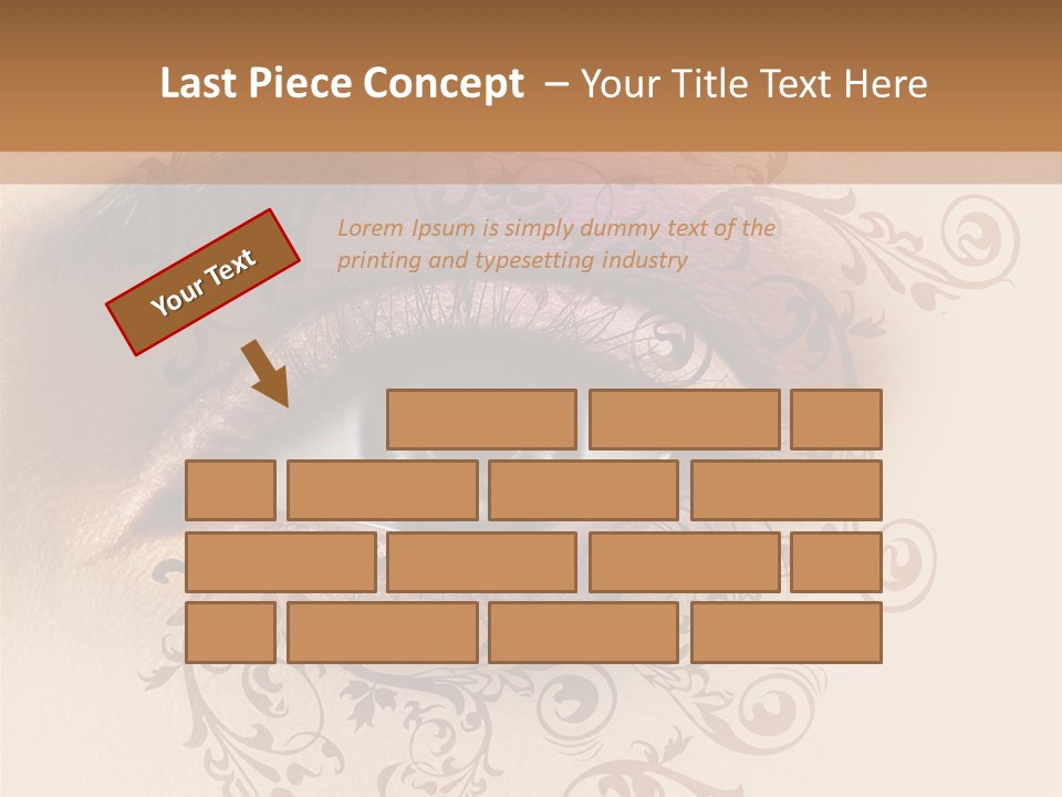 Beauty Girl Colored PowerPoint Template