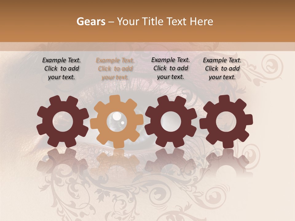 Beauty Girl Colored PowerPoint Template