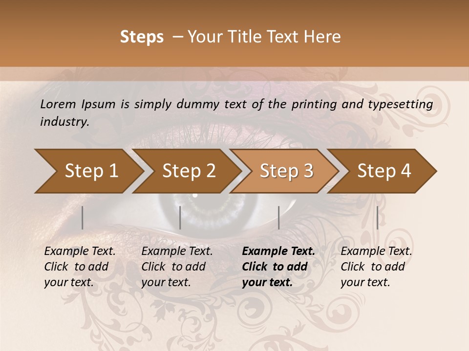 Beauty Girl Colored PowerPoint Template