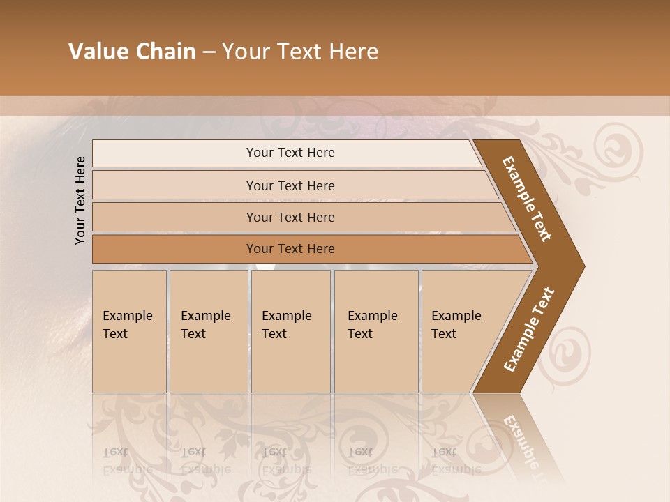 Beauty Girl Colored PowerPoint Template