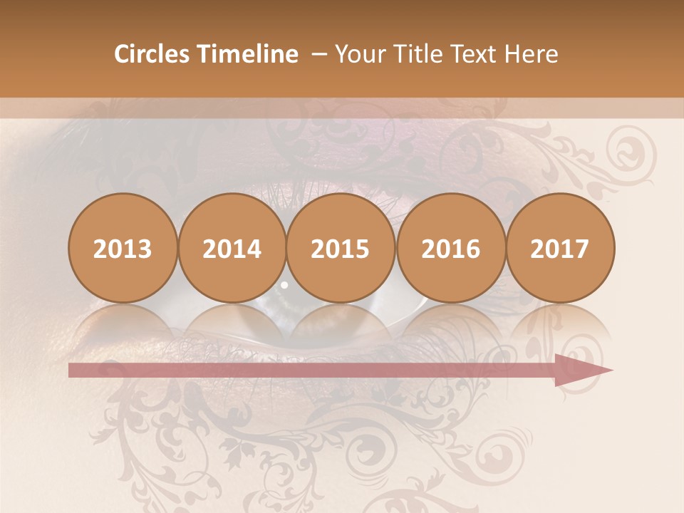 Beauty Girl Colored PowerPoint Template