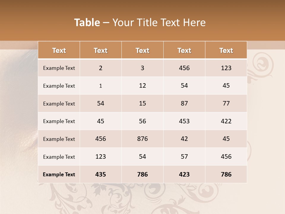 Beauty Girl Colored PowerPoint Template