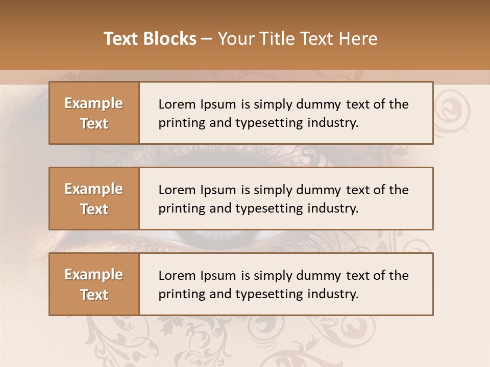 Beauty Girl Colored PowerPoint Template