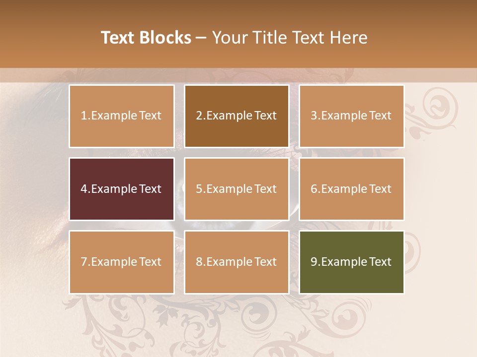 Beauty Girl Colored PowerPoint Template