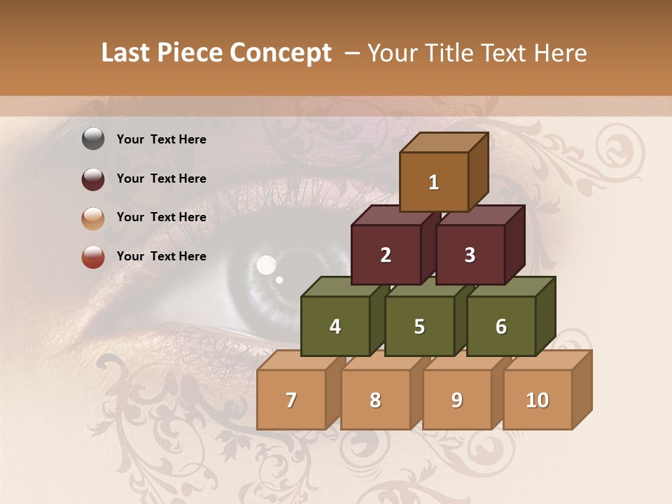 Beauty Girl Colored PowerPoint Template