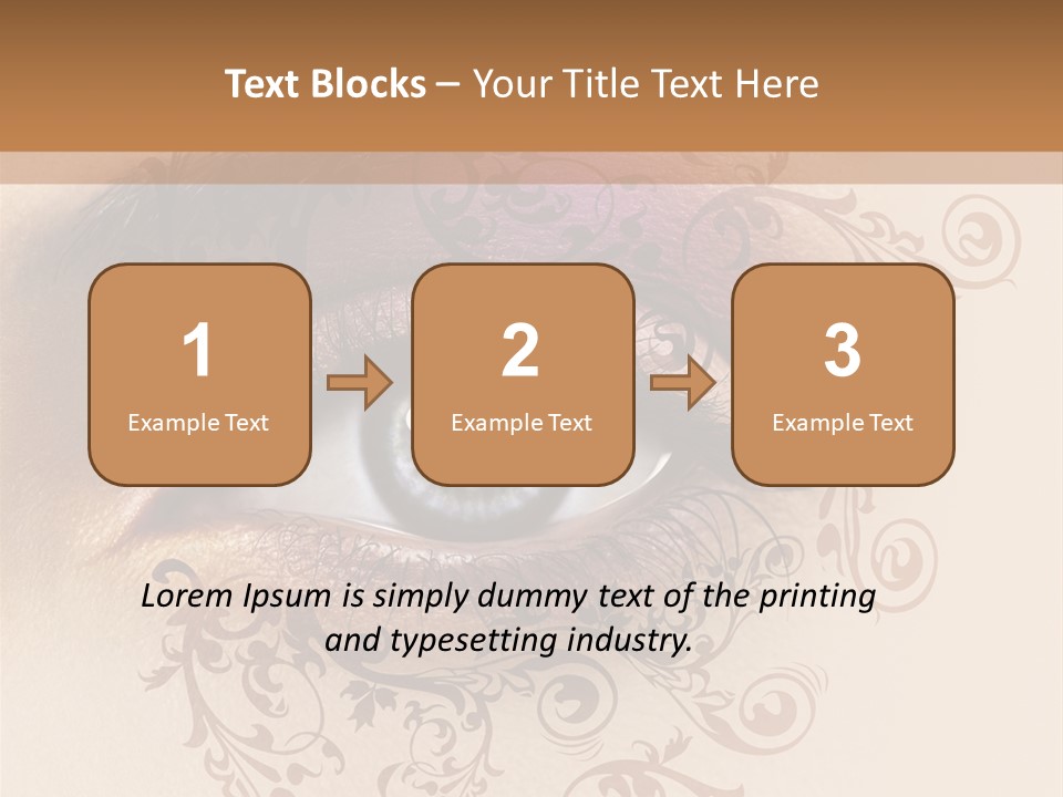 Beauty Girl Colored PowerPoint Template