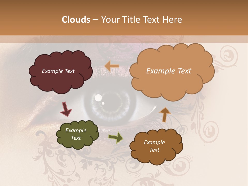 Beauty Girl Colored PowerPoint Template