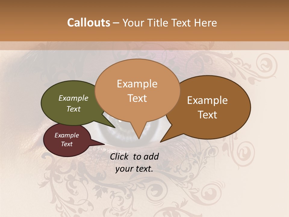 Beauty Girl Colored PowerPoint Template