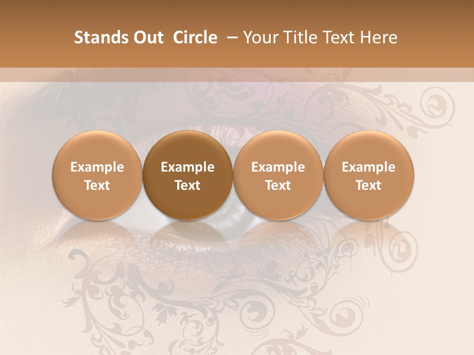 Beauty Girl Colored PowerPoint Template