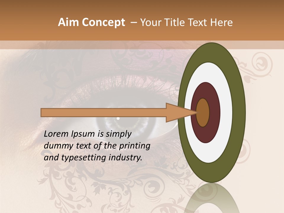 Beauty Girl Colored PowerPoint Template