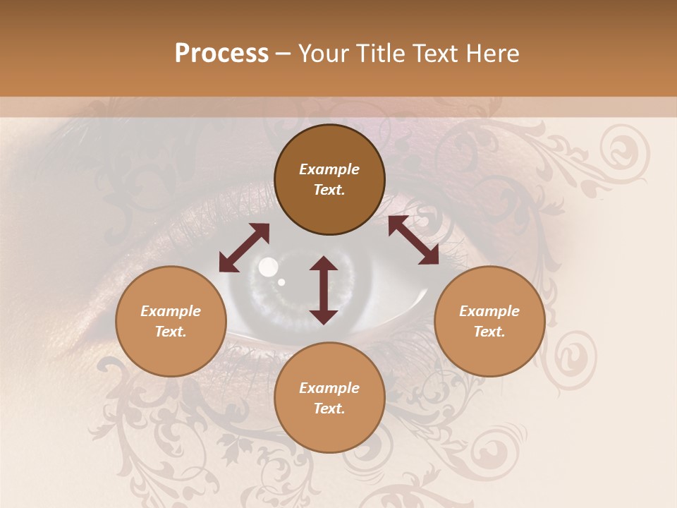 Beauty Girl Colored PowerPoint Template