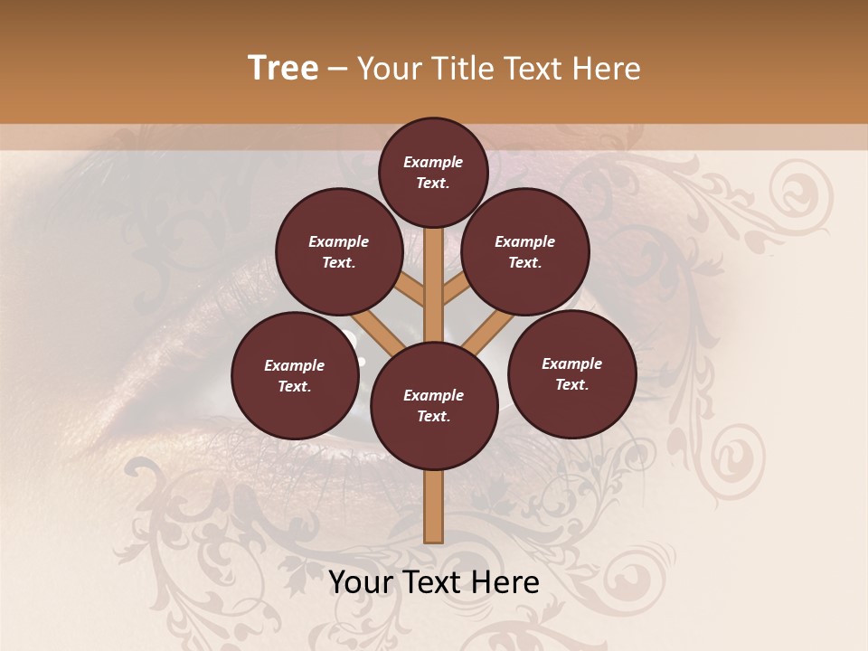 Beauty Girl Colored PowerPoint Template