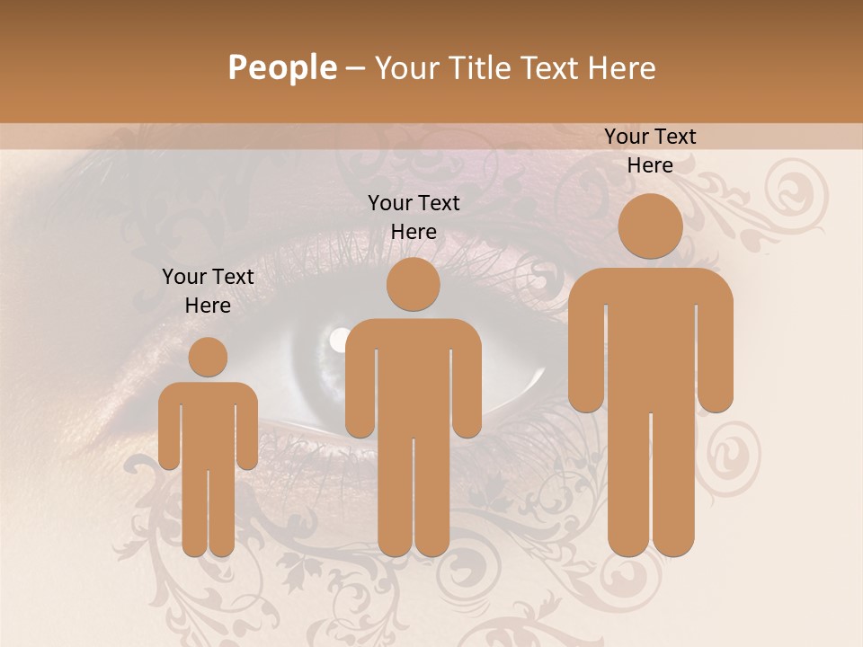 Beauty Girl Colored PowerPoint Template