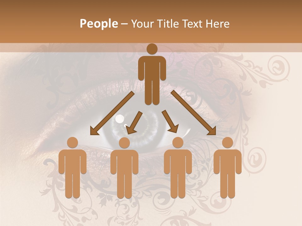 Beauty Girl Colored PowerPoint Template