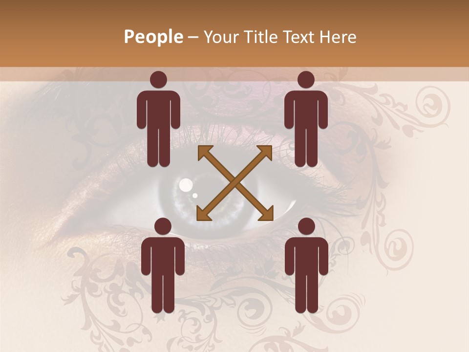 Beauty Girl Colored PowerPoint Template