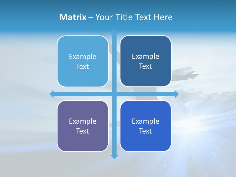Sign Tilt Sunrise PowerPoint Template