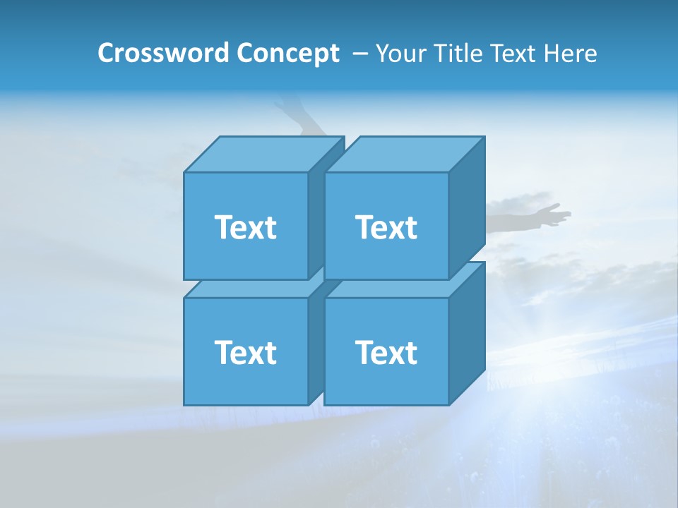 Sign Tilt Sunrise PowerPoint Template