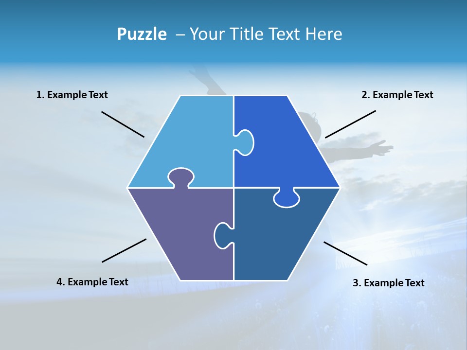 Sign Tilt Sunrise PowerPoint Template