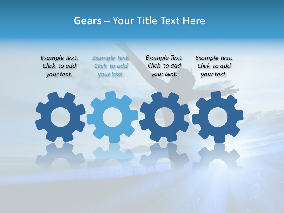 Sign Tilt Sunrise PowerPoint Template