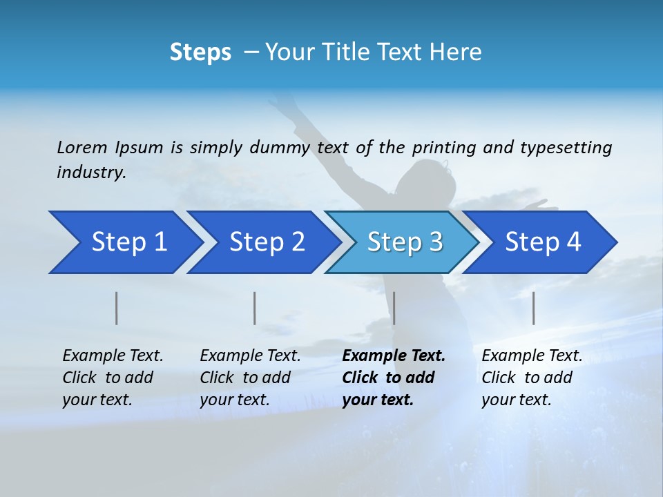 Sign Tilt Sunrise PowerPoint Template
