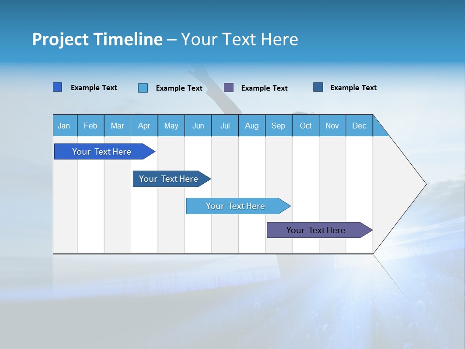 Sign Tilt Sunrise PowerPoint Template