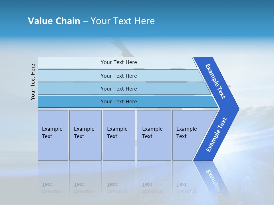 Sign Tilt Sunrise PowerPoint Template