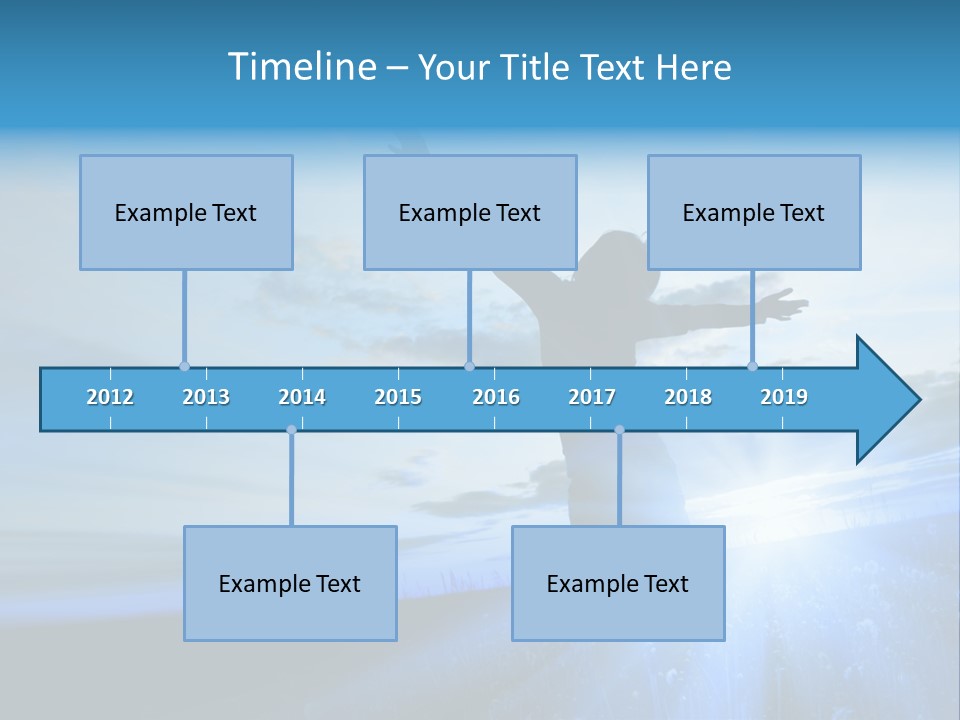 Sign Tilt Sunrise PowerPoint Template
