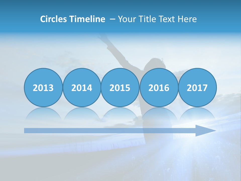 Sign Tilt Sunrise PowerPoint Template