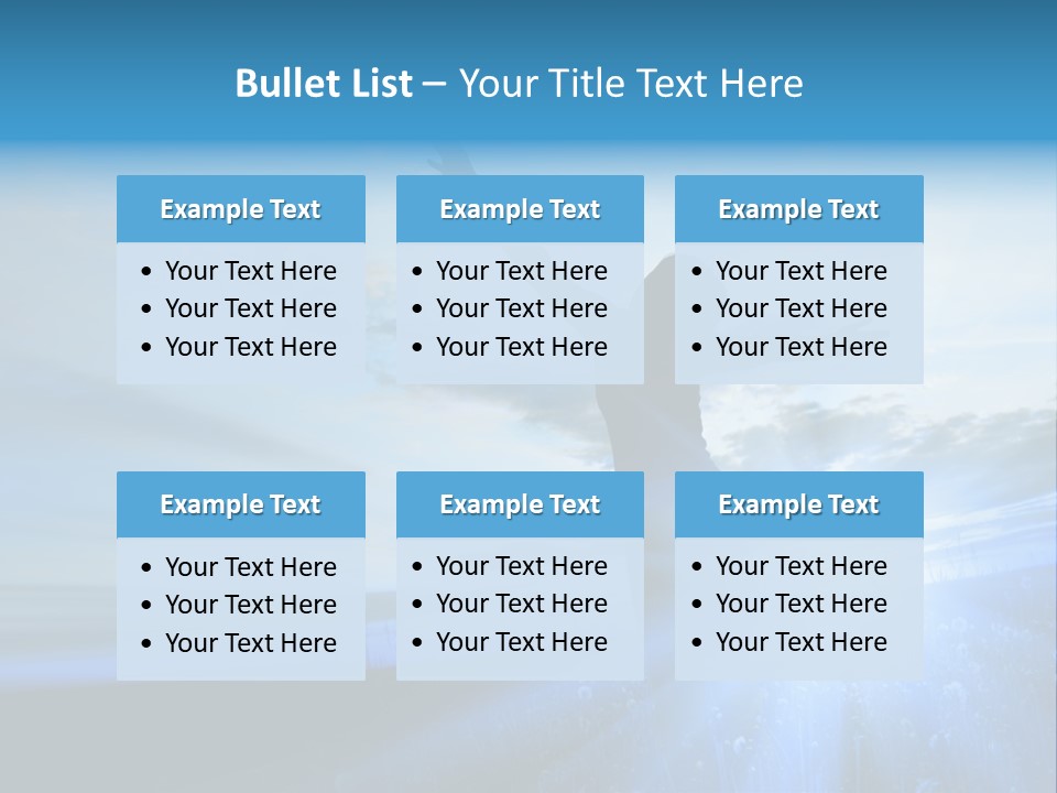 Sign Tilt Sunrise PowerPoint Template