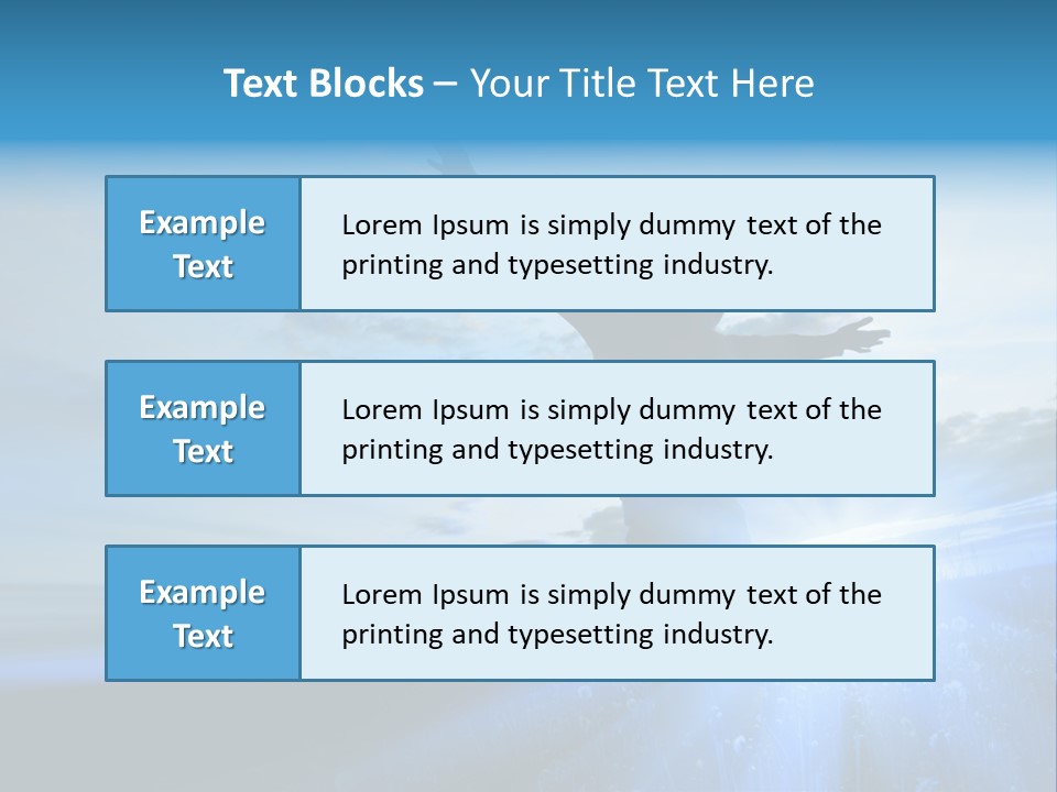 Sign Tilt Sunrise PowerPoint Template