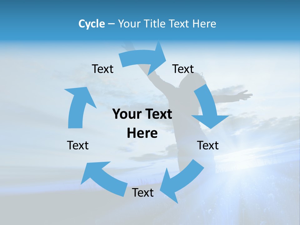 Sign Tilt Sunrise PowerPoint Template