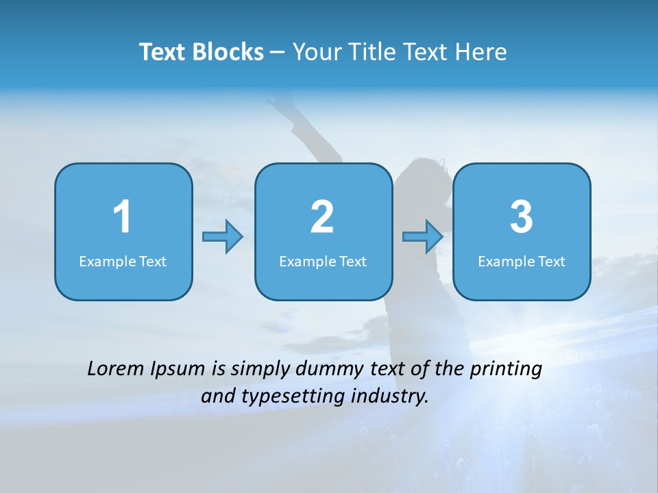Sign Tilt Sunrise PowerPoint Template