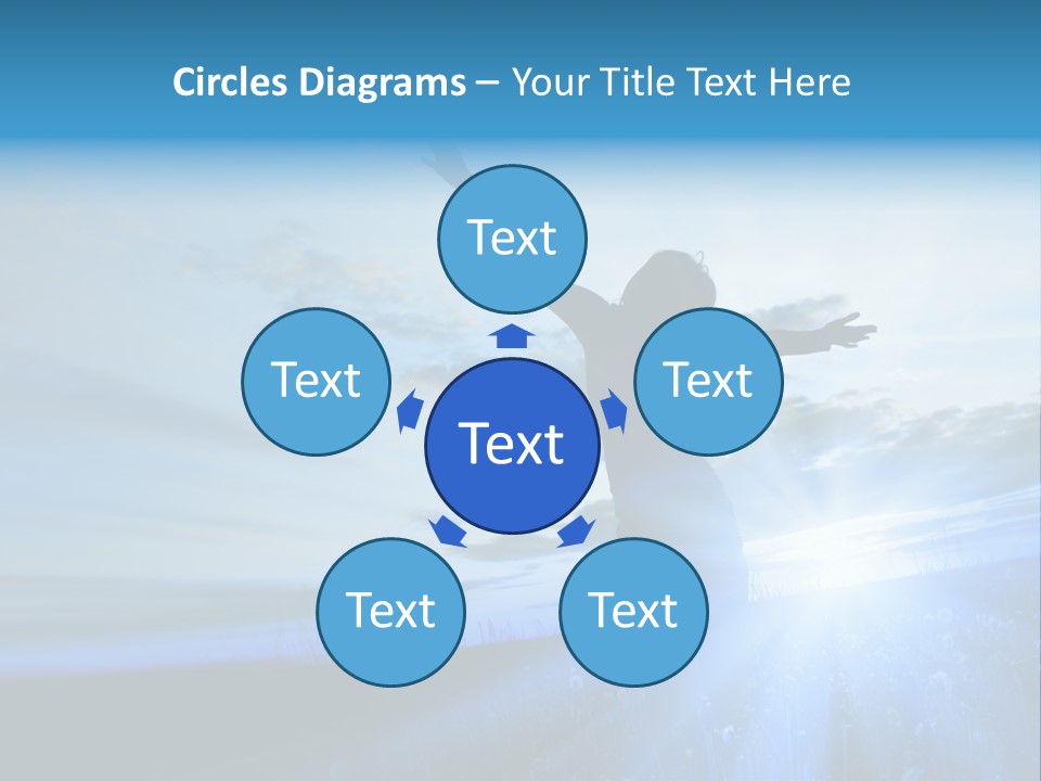 Sign Tilt Sunrise PowerPoint Template