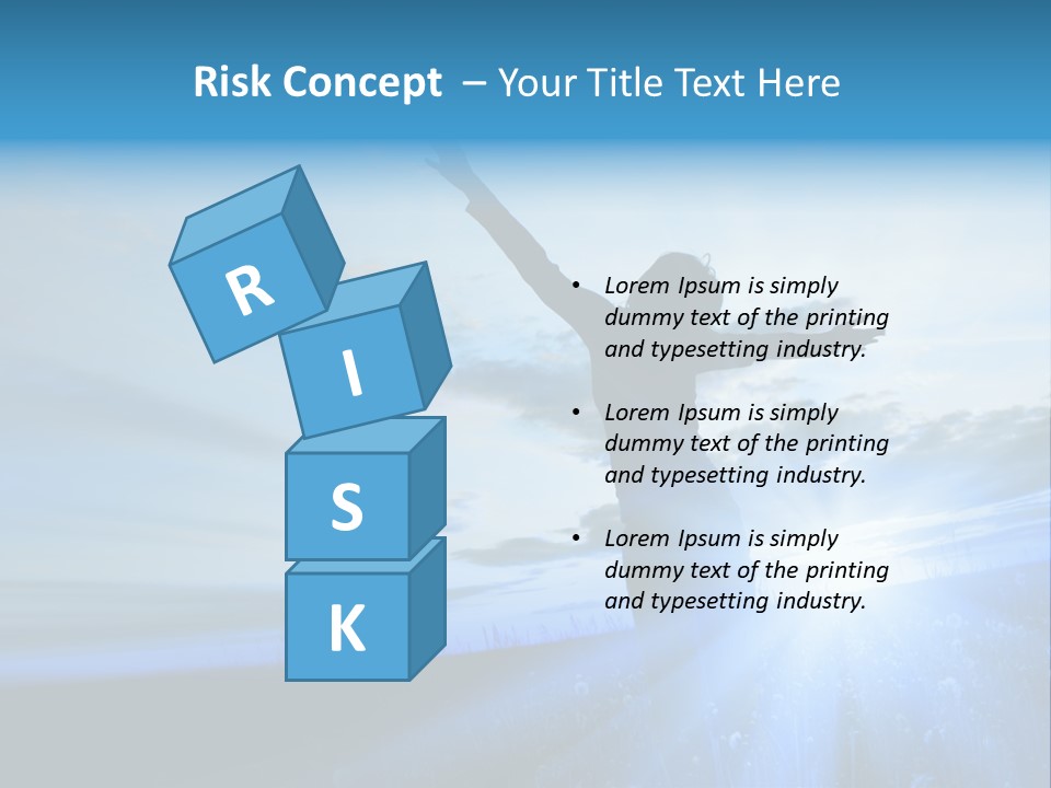 Sign Tilt Sunrise PowerPoint Template