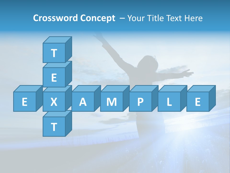 Sign Tilt Sunrise PowerPoint Template