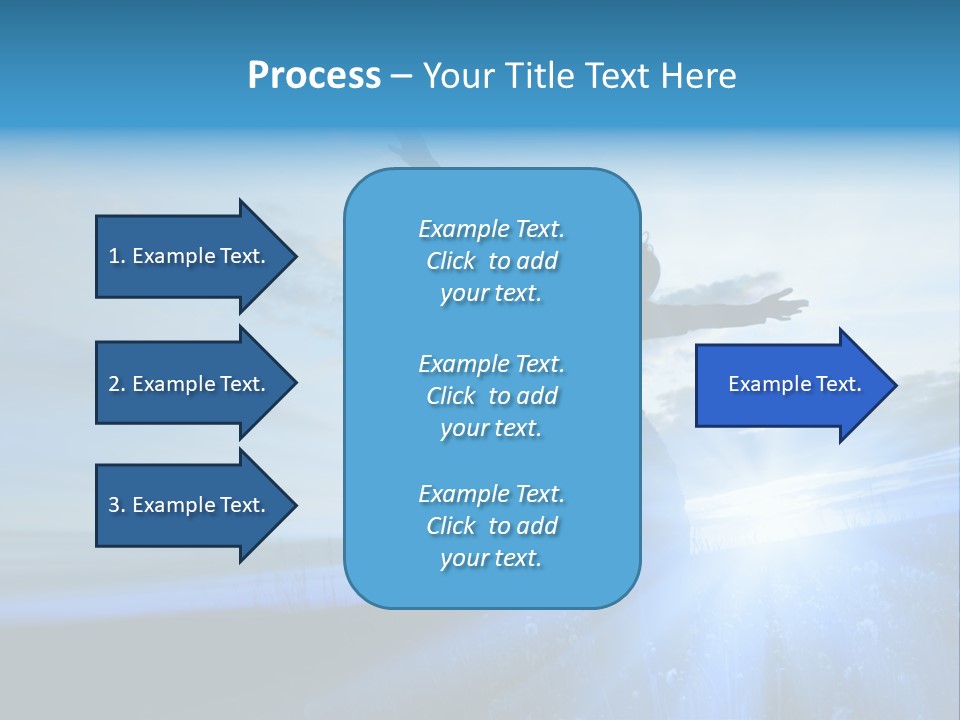 Sign Tilt Sunrise PowerPoint Template
