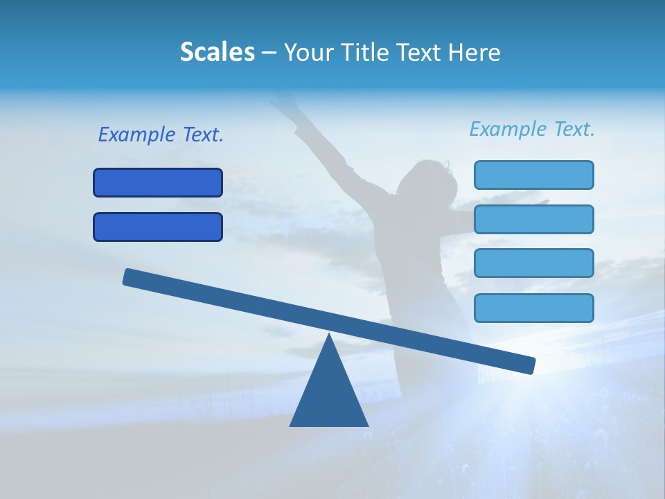 Sign Tilt Sunrise PowerPoint Template