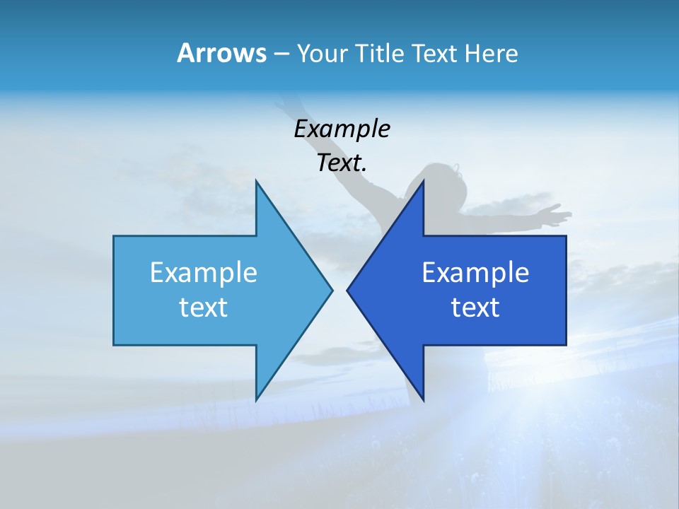 Sign Tilt Sunrise PowerPoint Template