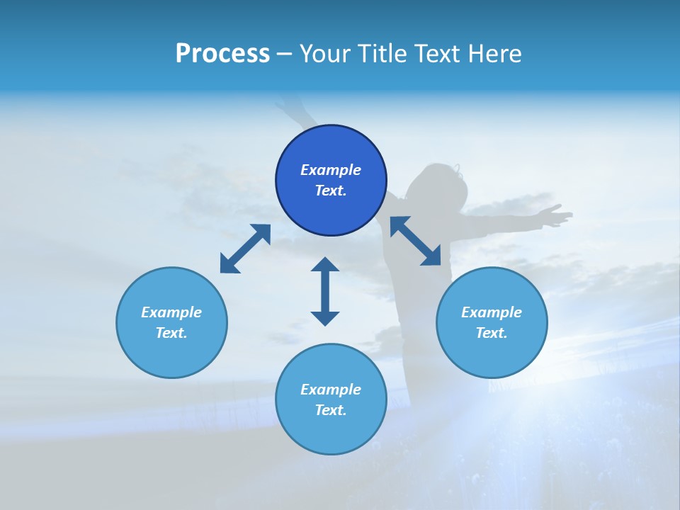 Sign Tilt Sunrise PowerPoint Template