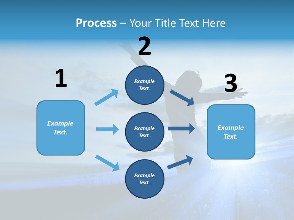 Sign Tilt Sunrise PowerPoint Template