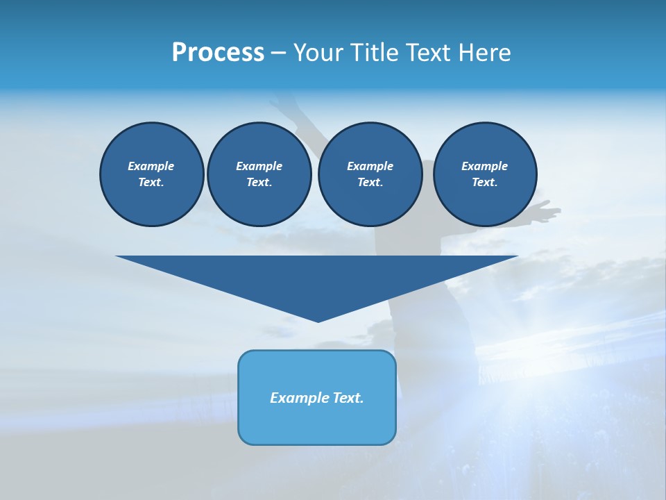 Sign Tilt Sunrise PowerPoint Template